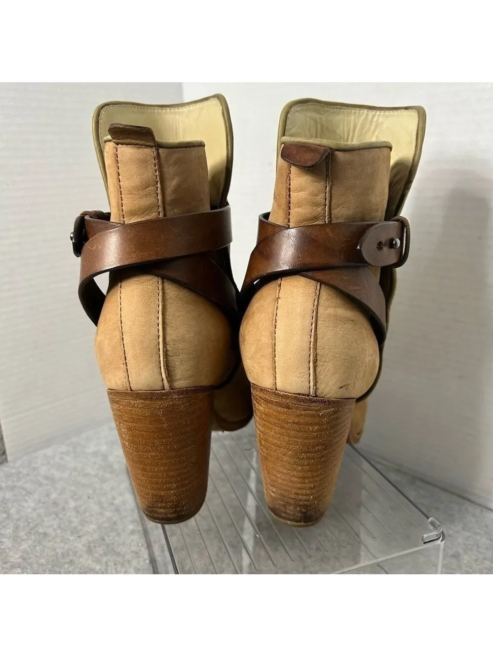 Rag & Bone Kinsey Bootie Camel Sz 8US 38UK Minor Scratches To L Toe See Pics